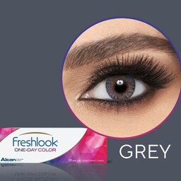  لنز روزانه فرشلوک رنگ طوسی  freshlook daily contact lenses gray