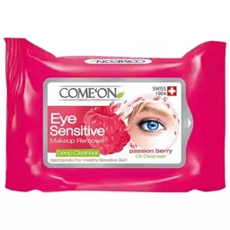 دستمال مرطوب پاک کننده آرایش دور چشم کامان مدل EYE SENSITIVE COMEON بسته ی 10 عددی