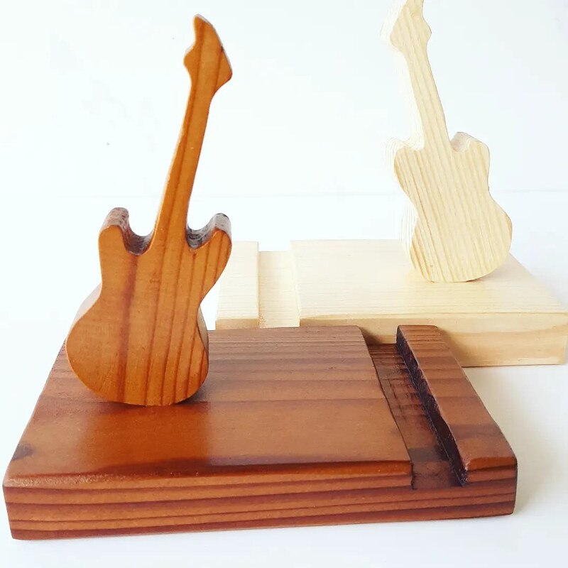 پایه موبایل چوبی گیتار