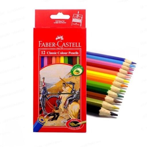مداد رنگی 12 رنگ فابرکاستل جعبه مقوایی - اصلی