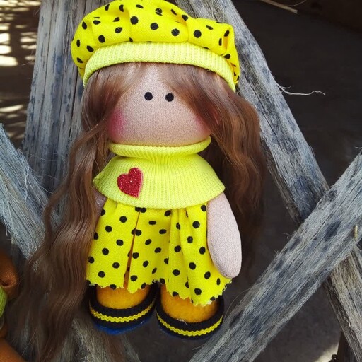 عروسک روسی دختر پسر آویز 13الی 15 سانتی قابل شستشو 