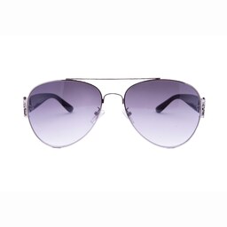 عینک آفتابی گوچی Gucci مدل GG9015 فریم نقره ای دسته مشکی