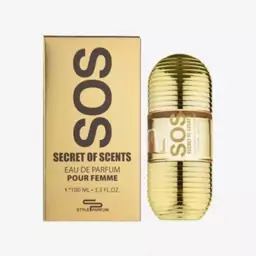 عطر ادو پرفیوم زنانه سکرت آف سنت مدل اس او اس Secret of Scents SOS حجم 100 میلی 