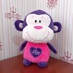 عروسک پولیشی میمون قد 36 نرم و با کیفیت