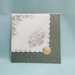 کارت عروسی 120 عدد با چاپ رنگیِ مشخصات  کد1126