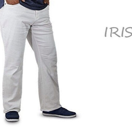 شلوار جین مردانه سفید خارجی سایز بزررررگ 
