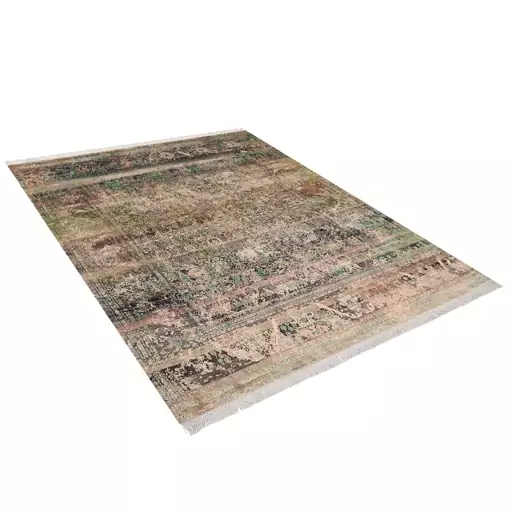 فرش ماشینی زانیس ارسال رایگان  کد 901 طرح ایران ترمزدار 225x150 سانت