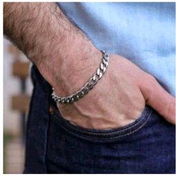 دستبند کارتیر استیل نقره ای مردانه