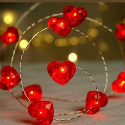 ریسه طرح قلب-ریسه قلب ولنتاین-ریسه قرمز عاشقانه بسیار زیبا