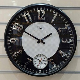 ساعت دیواری مدل فلورانس آبکاری شده