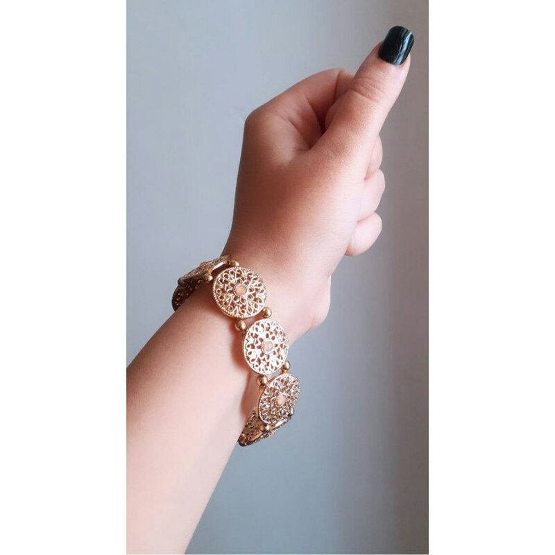 دستبند سنتی دستبند زنانه دستبند مسی رنگ دستبند شیک
