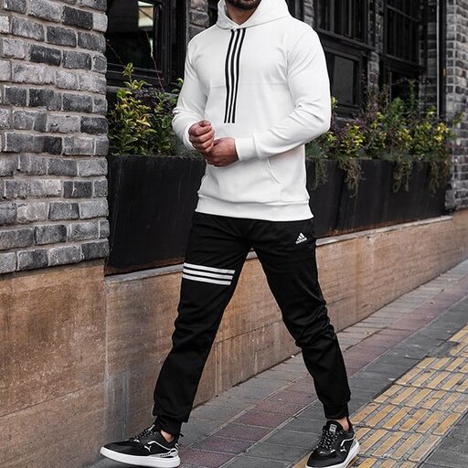 ست هودی شلوار Adidas مردانه شیک