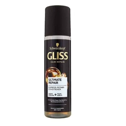 گلیس اسپری دوفاز مو گلیس آلتیمیت مخصوص موهای آسیب دیده و خشک حجم 200   میل