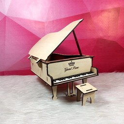 ماکت پیانو چوبی 20سانتی دکوری-ماکت پیانو دکوری -پیانو قدیمی-پیانو دکوری-ساز پیانو-ساز دکوری-آلات موسیقی-ماکت گلدونه