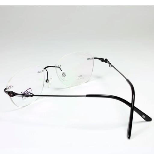 فریم عینک طبی زنانه گریف بدون فریم جدید مشکی 3021
