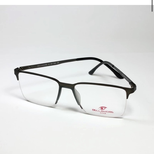 فریم عینک طبی مردانه فلزی جدید نیمه فریم مربعی 8510