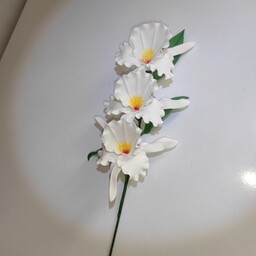 گل مصنوعی  ارکیده سفید