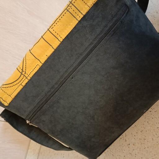 کیف دوشی پارچه ای زنانه قابل شستشو 