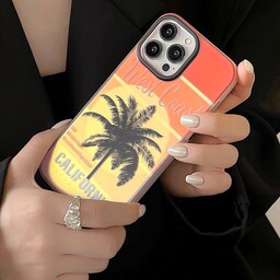 قاب گوشی موبایل کالیفرنیا طرح نخل برای آیفون در دو رنگ با کیفیت عالی