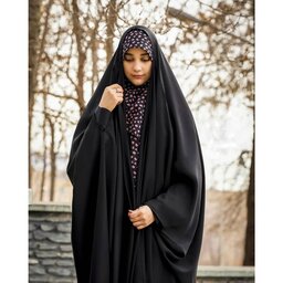 چادر مشکی عربی کن کن ژرژت اماراتی  در چهار سایز