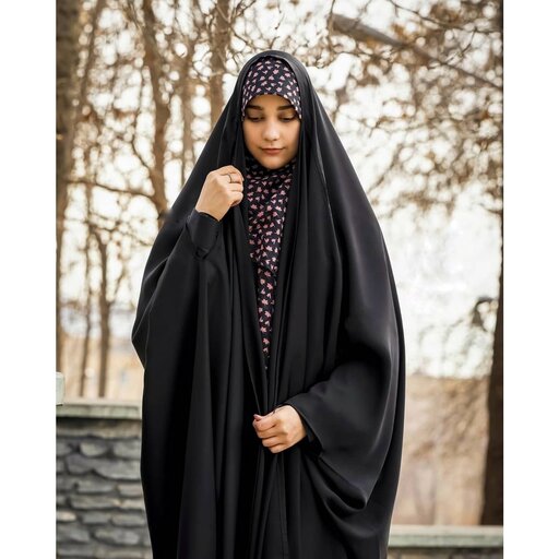 چادر مشکی عربی کن کن ژرژت اماراتی  در چهار سایز