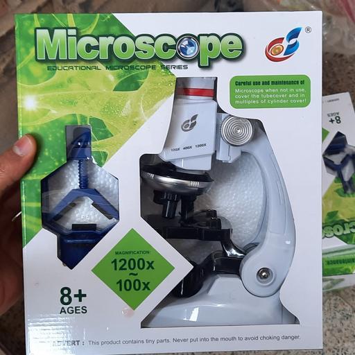 میکروسکوپ 1200 برابر  ارسال ریگان درجه یک چراغدار