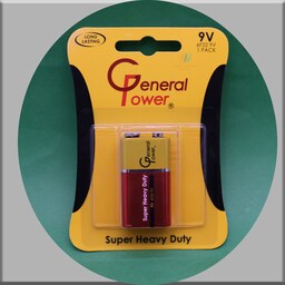 باتری کتابی 9 ولت جنرال پاور General Power - فروش عمده باطری الکتوبکا  2471