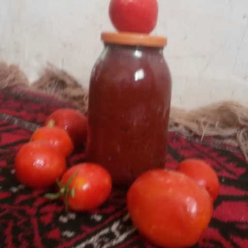 رب گوجه تازه خانگی یا رب گوجه ترش خانگی (600گرم)