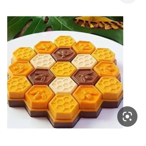 قالب ژله پلاستیکی کندو زنبور عسل