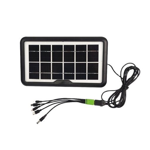 پنل خورشیدی  جهت شارژ تلفن همراه و... در سفر و کمپینگ. شارژ وسایل 5 ولت