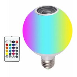 لامپ 16رنگ اسپیکر ی بلوتوث دار. مناسب استفاده در منزل و اتاق شخصی خود. 