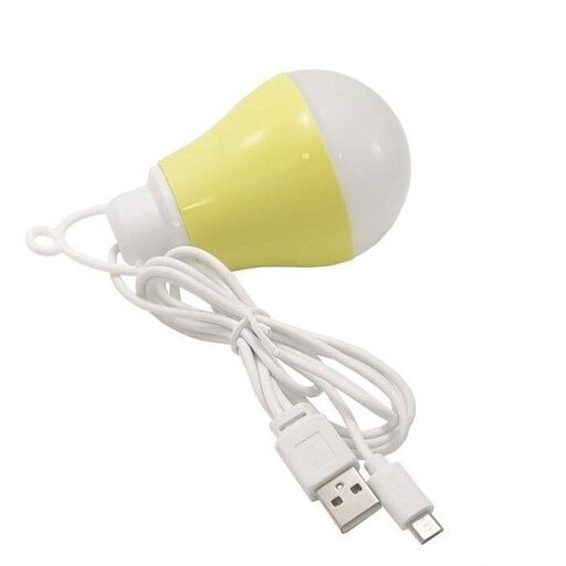 لامپ حبابی usbجهت استفاده در سفر و کمپینگ. مصرف پایین و نور عالی 