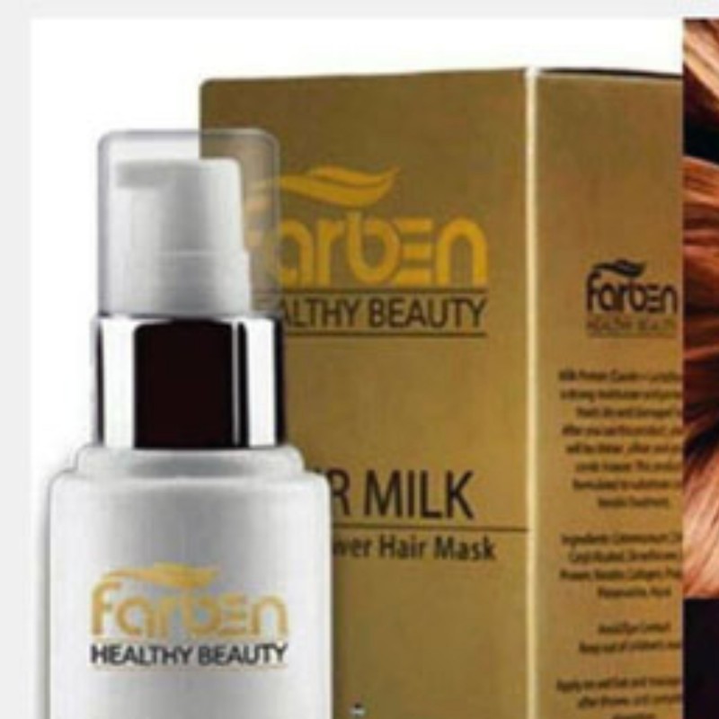 شیر موی فاربن پمپی 100 میلی لیتری – یک ماسک مو برای بعد از حمام و استفاده روزانه