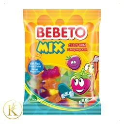 پاستیل ببتو میکس با طعم میوه ( 80 گرم ) bebeto

