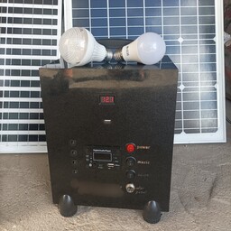 پکیج کامل خورشیدی مجهز به اسپیکر 1000وات یک سال گارانتی