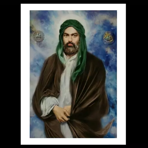 قاب عکس تمثال امام علی علیه السلام ابعاد بزرگ (A3) شمایل حضرت علی علیه السلام کیفیت عالی.تابلو تمثال.شمایل.عکس حضرت علی