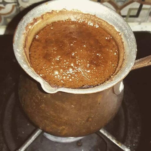 پودر قهوه تُرک  مدیوم ویژه  رُست شده تازه  ( 100  گرم  )
