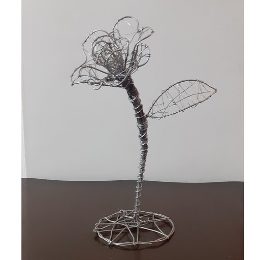 دکوری گل رز سیمی دست ساز مینیمال هنر دست گل مصنوعی زیبا و ماندگاری بالا امیر قربعلی درس کار و فناوری مدرسه