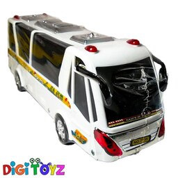 اسباب بازی اتوبوس شهری - City Bus - مدل مشهد - سفید رنگ