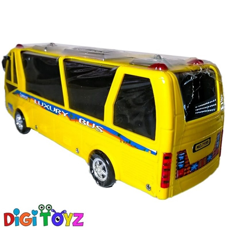 اسباب بازی اتوبوس شهری - City Bus - مدل مشهد - زرد رنگ