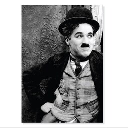 تابلو شاسی طرح چارلی چاپلین Charlie Chaplin مدل M0392