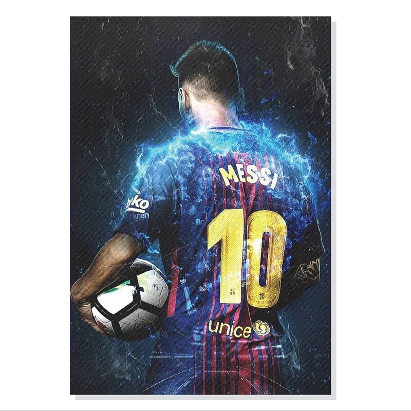  تابلو شاسی طرح فوتبالی لیونل مسی Football Lionel Messi مدل M0496