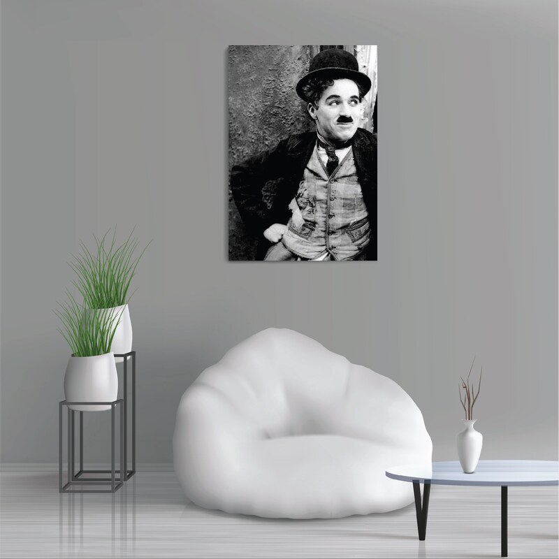 تابلو شاسی طرح چارلی چاپلین Charlie Chaplin مدل M0392