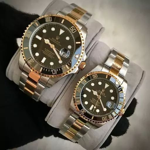 ساعت مچی ست مردانه و زنانه رولکس استیل rolex