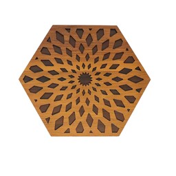 زیر قابلمه ای یا زیردیگی چوبی سینور کد 103. قطر 20 سانتی متر دو لایه و دو رو. زیبا و مقاوم در برابر حرارت.