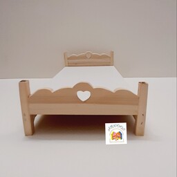 تخت خواب چوبی  35 در 17 سانت مناسب بازی