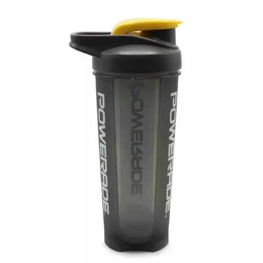 قمقمه شیکر ورزشی powerade 700cc ( مشکی - زرد )