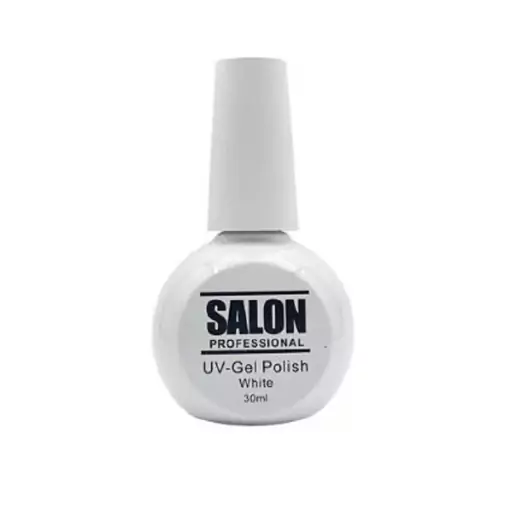 لاک ژل سفید 30 میل سالن SALON