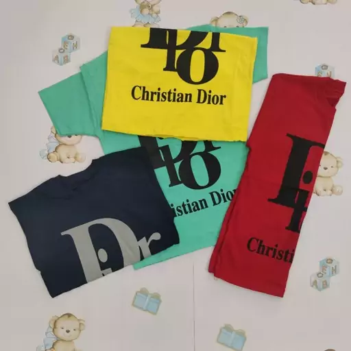 ست تیشرت و شلوارک Dior پسرانه 