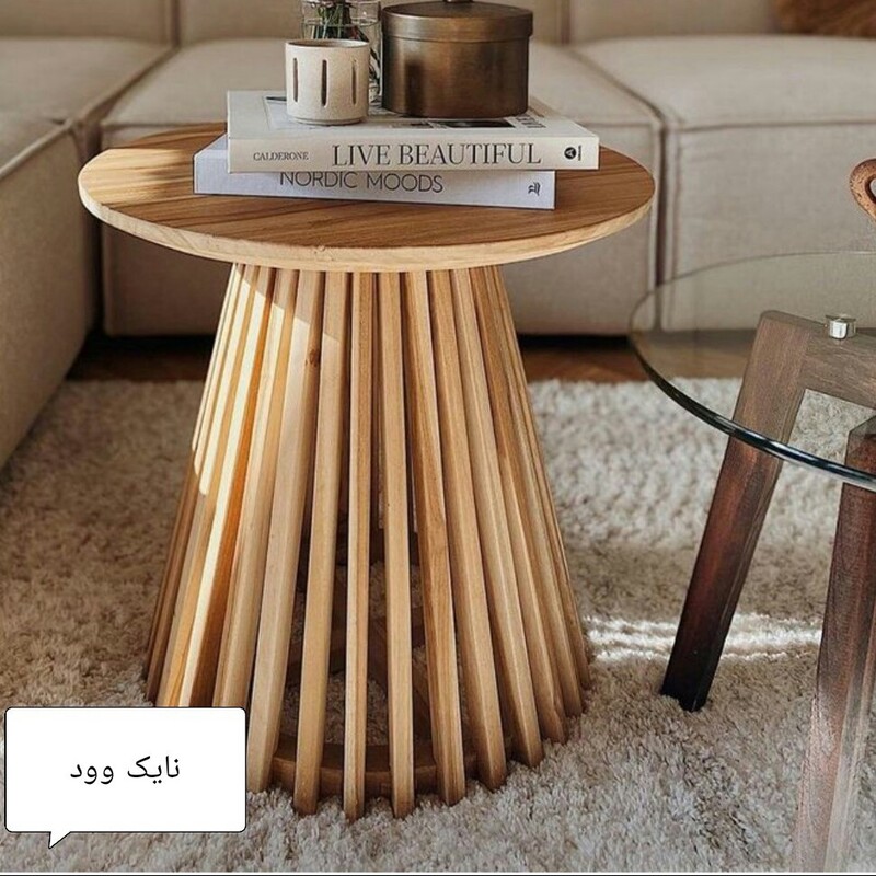 میز جلو مبلی چوبی ساخته شده از چوب ارسال به سراسر کشور با باربری